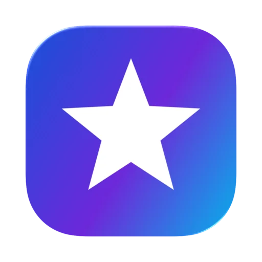 La mateixa icona d'estrella representada a Pla